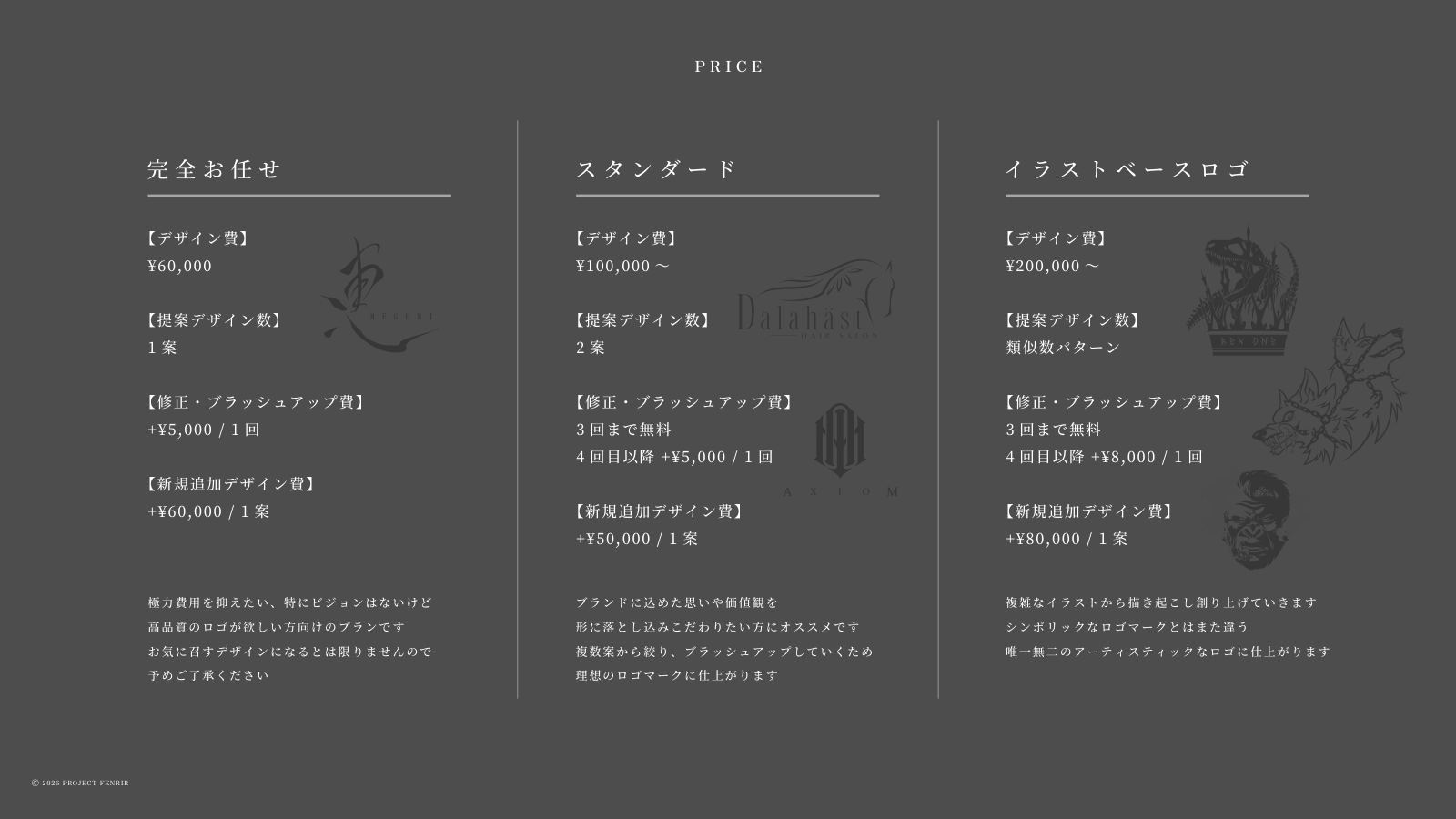 ロゴ制作 料金表 10ページ目